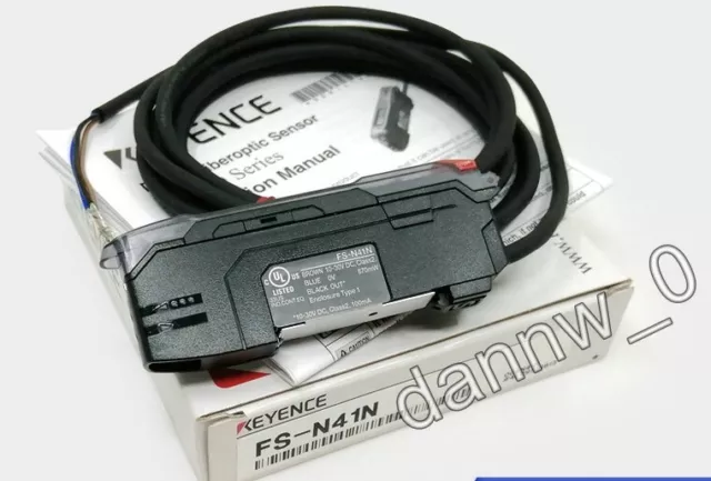 New In Box KEYENCE FS-N41N Fiber Optic Sensor Amplifer