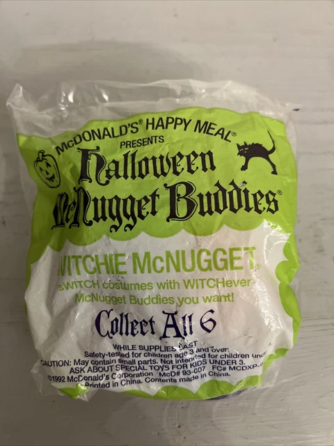 Halloween Mc Nuggets Buddies Mcdonalds Happy Meal Toy (New Sealed Bag )