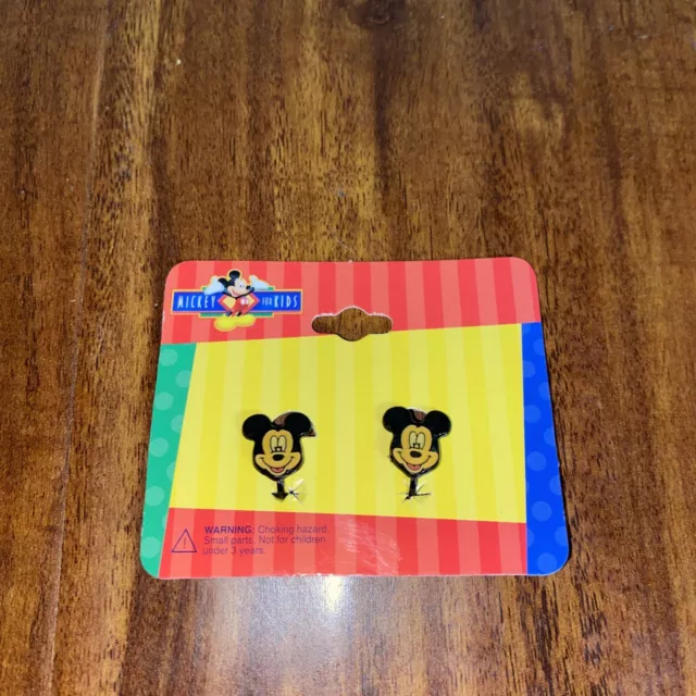 Mickey Mouse Clip Earrings NOS Vintage Mickey for Kids Ages 3 & Up