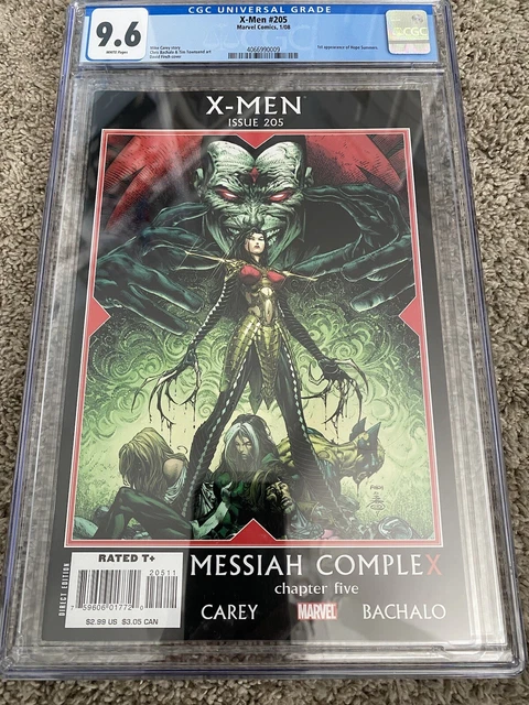 UNCANNY X-MEN #205 CGC 9.6 NM+ 1st Appearance of HOPE SUMMERS ~ David Finch 2008
