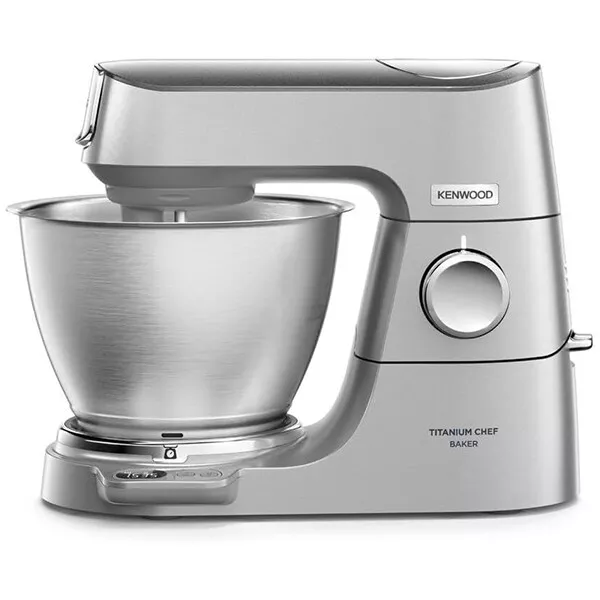 Kenwood KVC65.001SI Titanium Chef Baker Robot Culinaire Blanc 1200W Bol 5 L