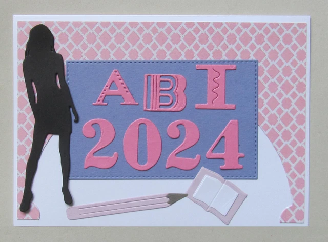 Abi Prüfungen Hessen 2024 ABI KARTE ABITUR 2024 Grußkarte bestandene Prüfung Bestanden