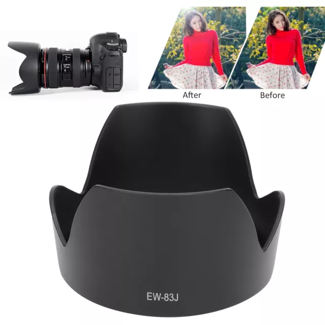 EW83J Reversible Camera Lens Hood Shade Protector For EFS 1755mm F/2.8 GF0