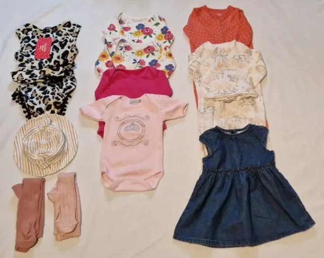 Baby Girls Small Clothes Bundle - 3 - 6 Months - (F&F, Next, Visara)