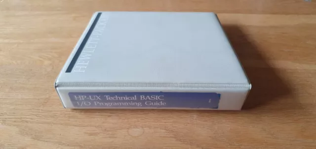 Hewlett Packard HP HP-UX Technical BASIC I/O Programming Guide