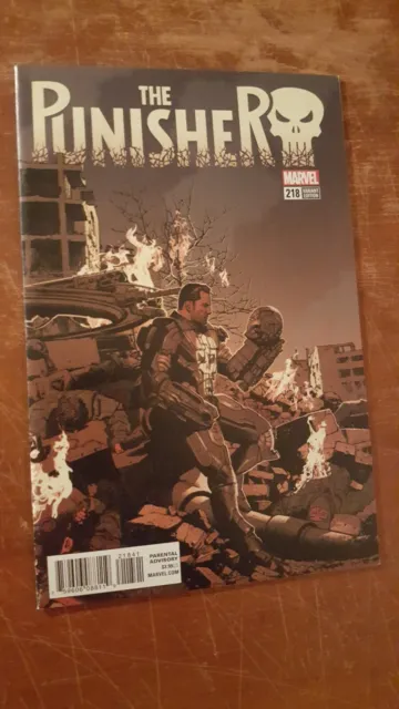 Punisher #218 1:25 Smallwood Variant Punisher War Machine Marvel 1st Print Key