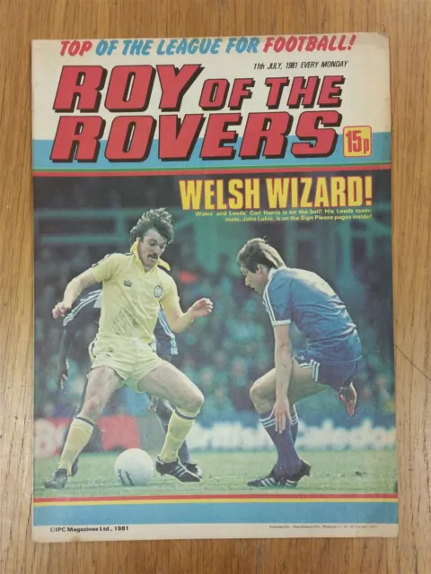 Roy Of The Rovers 11Th July 1981 Ipc British Weekly Uk Comic _