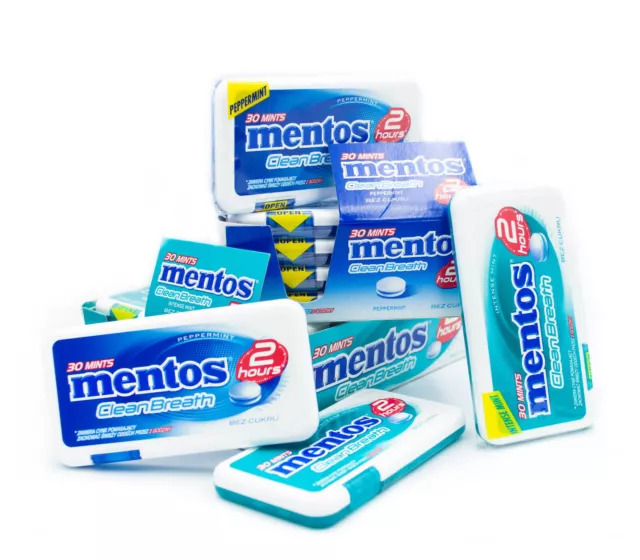 Mentos Clean Breath pastilles 21g Mentos peppermint candies