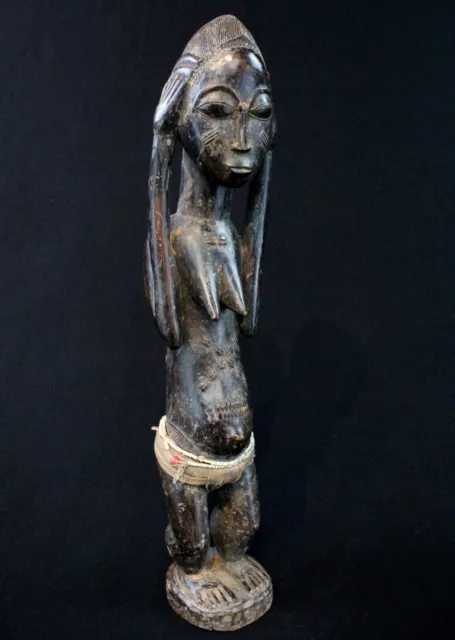 Arte Africana Africano Baule Estatua Baule Akan - Figura Simbólico - 41 CMS