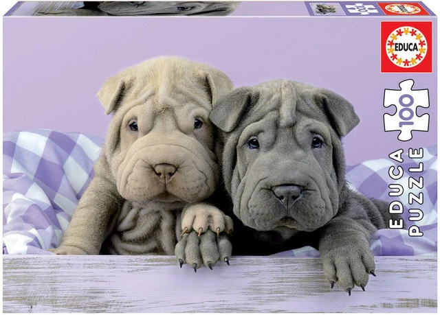 Educa - Hundewelpen am Morgen 100 Teile Puzzle