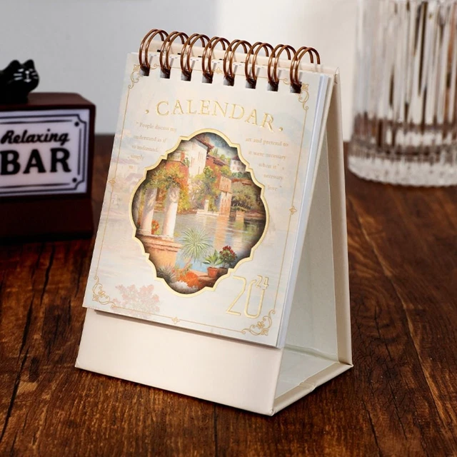 DESKTOP CALENDAR 2024 Planning Table Calendar 2024 Desk Calendar for
