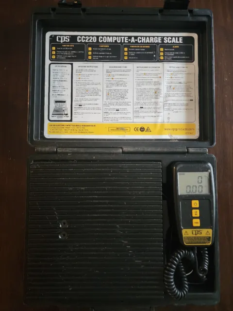 CPS CC220 Refrigerant Charging Scale