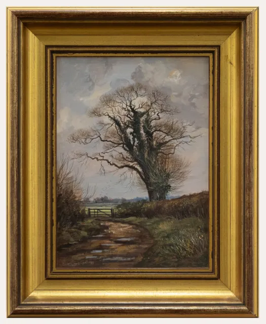 Edward Stamp (b.1939) - Framed 20th Century Acrylic, A Lane Near Winslow