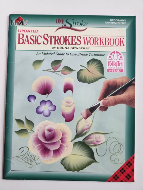 Updated Basic Strokes Workbook Donna Dewberry One Stroke Plaid 9407R 2002