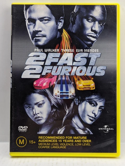 2 FAST 2 Furious DVD Reg 2,4 PAL PreOwned Paul Walker Tyrese Gibson £1.