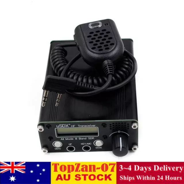 Usdr usdx+ Plus V2 8 Band SDR Full Mode HF Ham Radio SSB QRP Transceiver AU