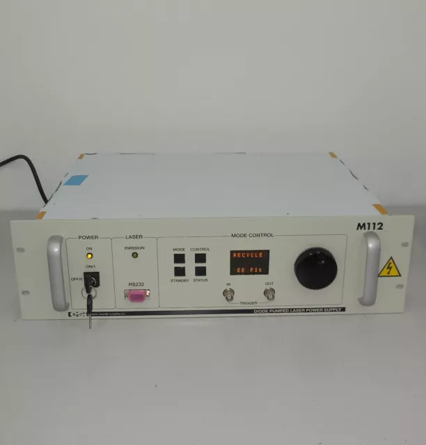 ESI JDS Uniphase P/N: 148854 M112M Diode pumped laser power supply