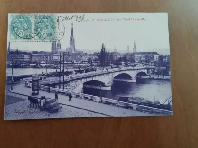 CPA - 76 - ROUEN - Le pont Corneille