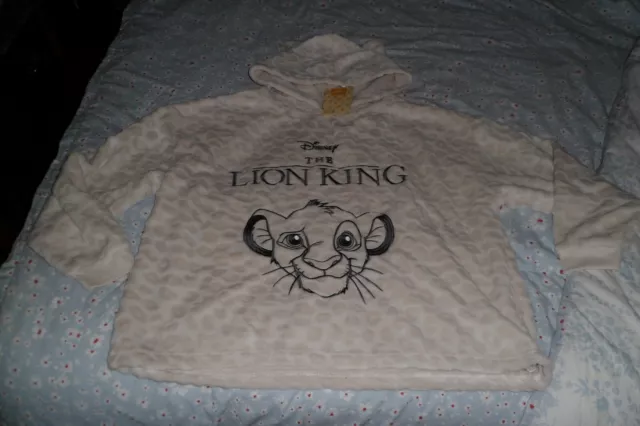 Gorgeous Disney Soft Taupe The Lion King Pj Hoody Size 2Xl (20-22)**Bnwt**New**