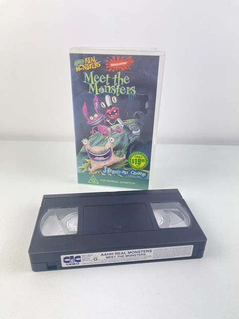 AAAHH!!! REAL MONSTERS Meet The Monsters VHS Nickelodeon - Animation ...