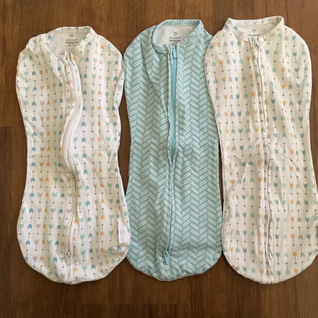 SwaddleMe Sleep Sacks Newborn - 0-2 Months Ingenuity Pod Swaddle Wrap Set Baby