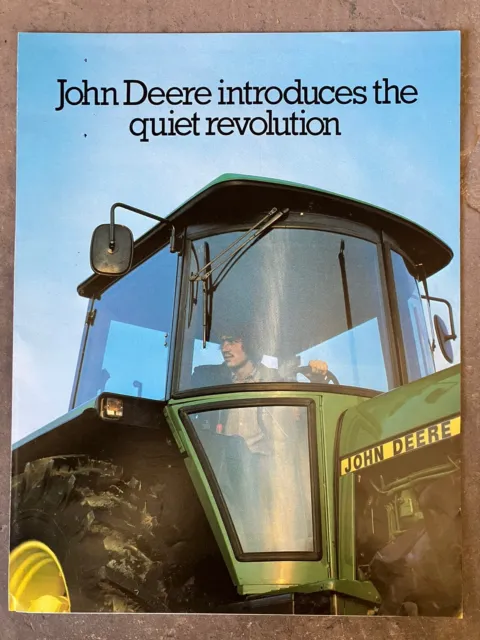 John Deere 40 Series Sg2 Quiet Cab Tractor Brochure  Combine Sales Leaflet