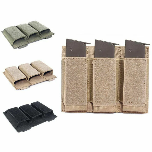 KRYDEX Combo MOLLE Mag Holders Quick Release Mag Pouch Insert Tactical 5.56mm Magazine Pouch With 9mm .45 Mag Pouch