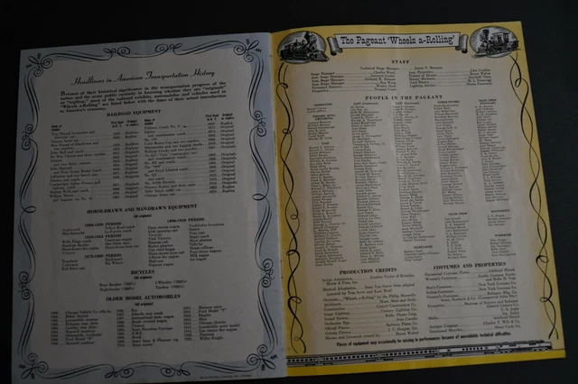 Vintage 1949 Chicago Railroad Fair Official Guide Book 4