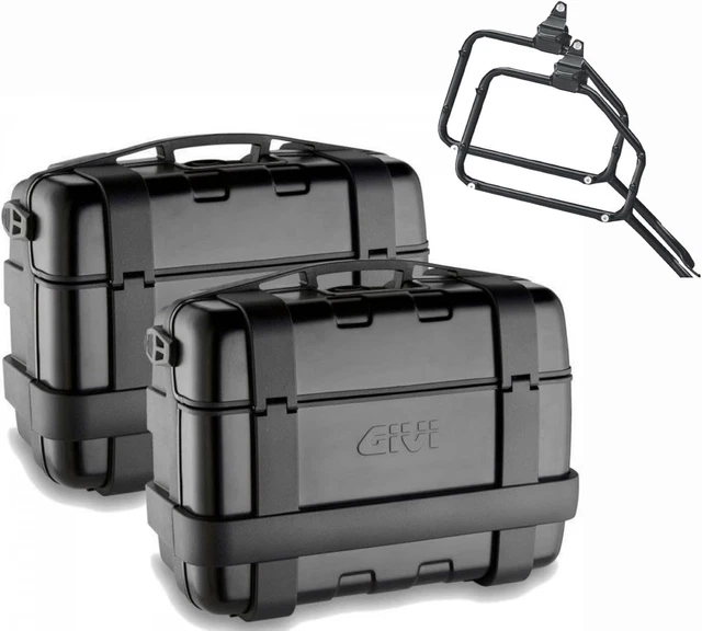 GIVI TRK33BX2 Seitenkoffer + Träger – Kompatibel Mit Kawasaki Vulcan S 650 (2015–2022) | Made In Italy, 2 Jahre Garantie