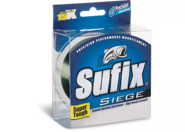 SUFIX SIEGE SMOKE Green Monofilament Fishing Line - Select Pound Test and  Spool $14.98 - PicClick