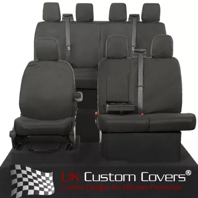 Ford Transit Mk8 Double Cab Tipper 2022+ Front Rear Seat Covers 120 180