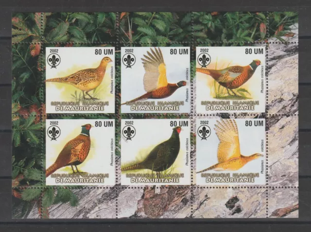 Mauritanie Mauritania 2002 Faune Oiseaux - Scout - 1 Bf Comme à Photo MNH MF1218