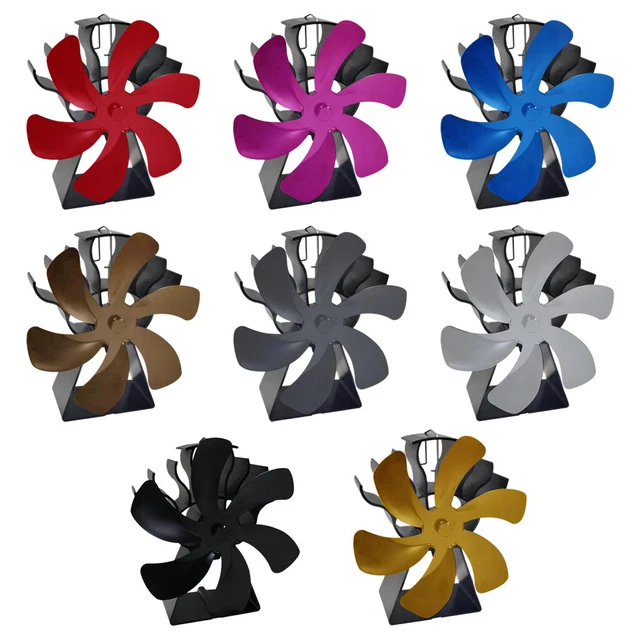 WOODBURNING STOVE FIREPLACE valve driven by heat circulates air £44.42