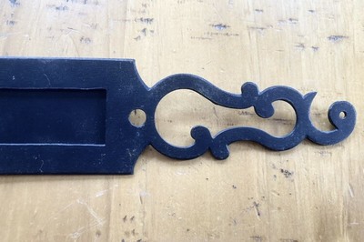 Ancienne entrée façade de boite à lettres en Fer Forgé ptt facteur porte
