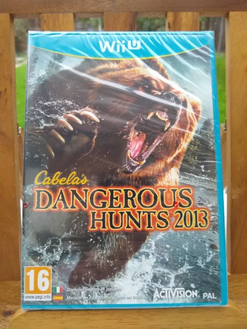 Cabelas Dangerous Hunts 2013 Wii U BRAND NEW SEALED. RARE Nintendo Pal