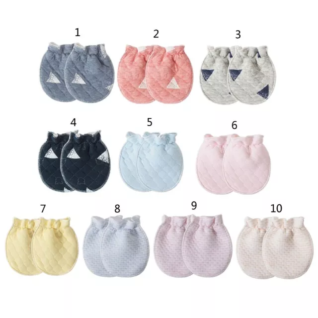 Cotton Gloves Baby for Protection Face Anti Grasping Anti Scratching Mit