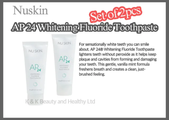 NuSkin AP-24 Whitening Fluoride Toothpaste (Set of 2)  100% Genuine!