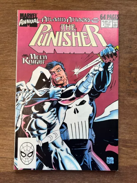 The Punisher Annual Vol 1 #2 Atlantis Attacks; Marvel 1989 64 Pgs VF/NM