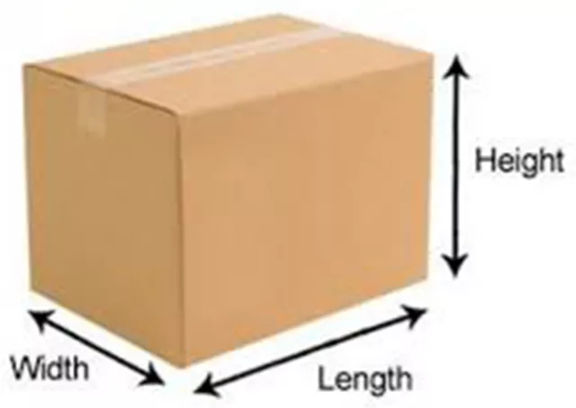 Cardboard Boxes - 30 cm 12 " 12" Rectangular Packaging Box 3,5,10,50-30x23x20cm 2