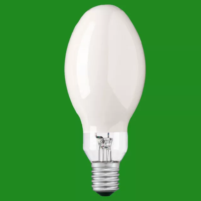 2x 160W Pearl BHPM Ballast Mercury Vapour Lamp Light Bulb ES E27 Edison Screw