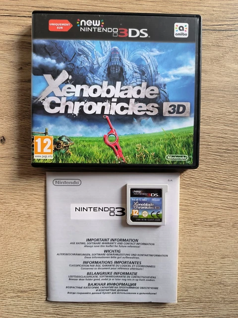 Jeu Xenoblade Chronicles 3D Pour Nintendo 3DS - Occasion, Sans Notice, Bon état