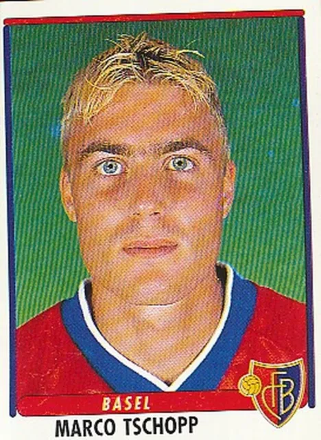 031 Marco Tschopp # Suisse Fc.basel Sticker Panini Football 99