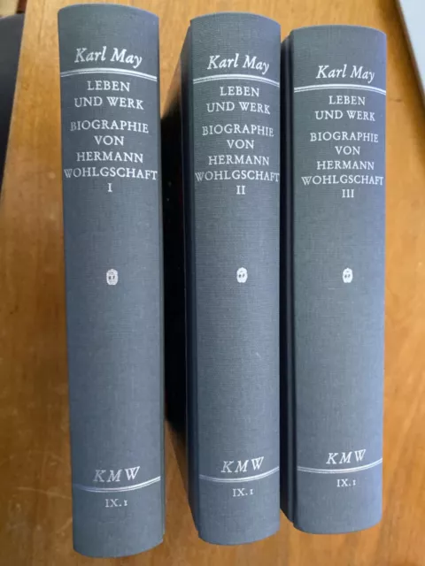 Karl May. Leben und Werk. Biographie von Hermann Wohlgschaft. 3Bde. KMW IX. 1