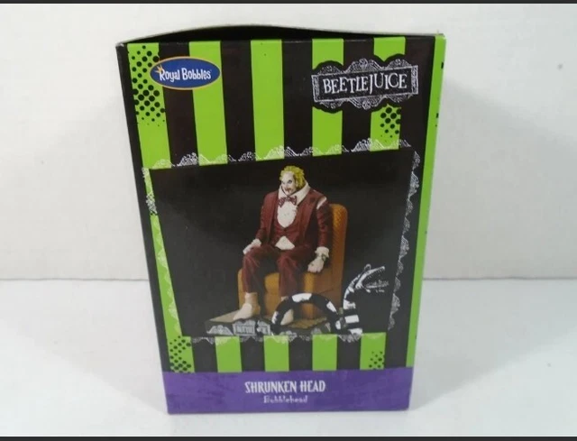 Royal Bobbles Beetlejuice Shrunken Head Bobblehead Hot Topic Exclusive Bobble 2