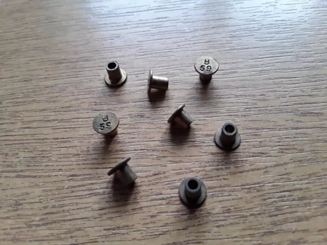 Frizione freno a testa piatta in ottone semi cavo 5/32"" b59 rivetto qty 8