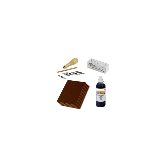 Linoleumschnitt Set Linoleum Linoleumplatte Linoleumdruck