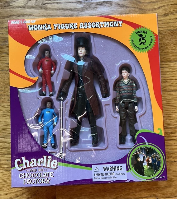 Funrise Willy Wonka Figure Assortment Charlie Chocolate Factory Depp new NIB