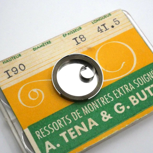 Ressort Barillet Pour Montre FEF 190 - Neuf Sans étiquette - Pièce Horlogerie
