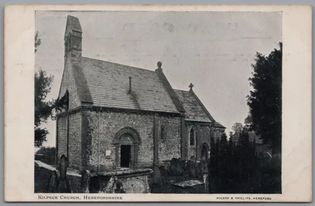 Kilpeck Church Herefordshire England Postcard