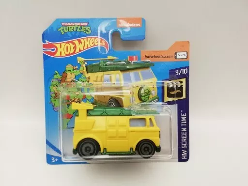 Hot Wheels GHB47	2020	HW Screen Time	3/10	TMNT	Party Wagon	147/250	Yellow